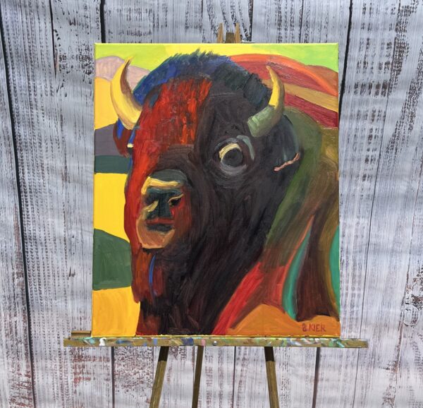 Buffalo - Custom Modern Painting