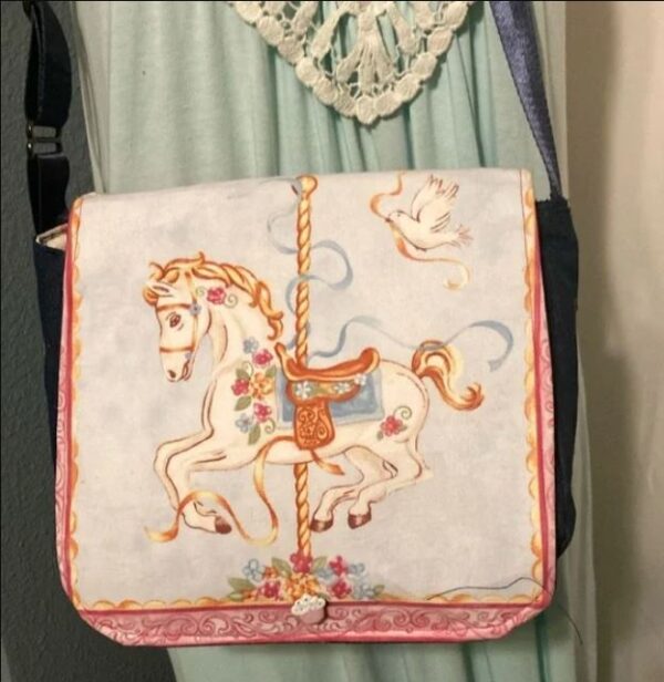 Carousel Pony Crossbody Bag