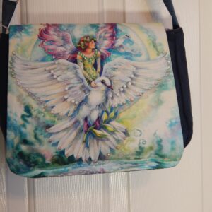 Fairy Riding Dove Crossbody Bag