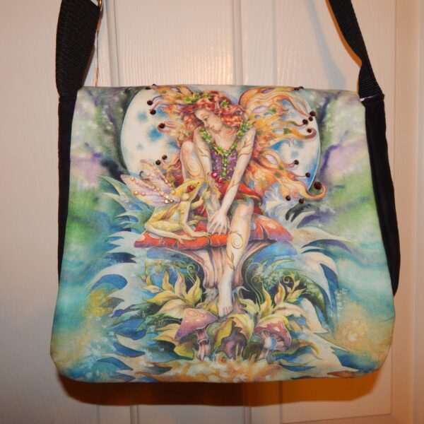 Fairy and Frog Crossbody Bag
