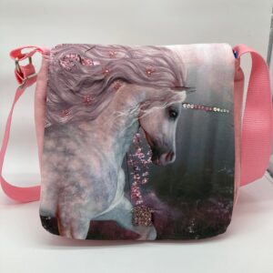 Pink Unicorn Crossbody Bag