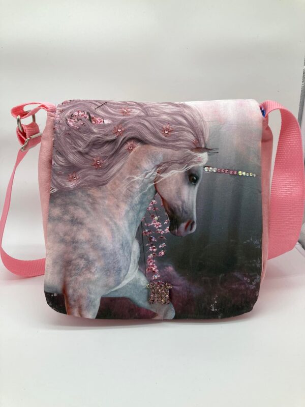 Pink Unicorn Crossbody Bag