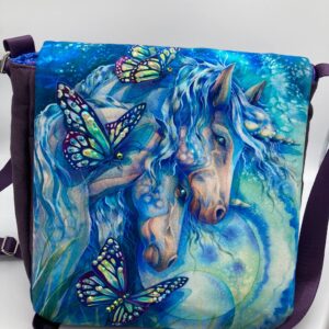 Unicorns and Butterflies Crossbody Bag
