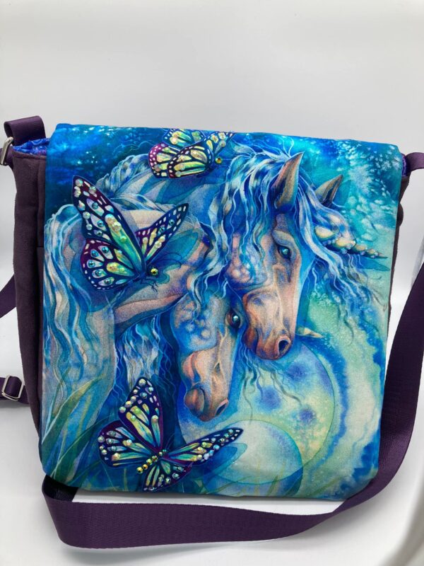 Unicorns and Butterflies Crossbody Bag