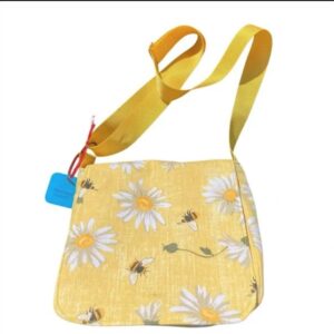 Daisies and Bees Crossbody Bag