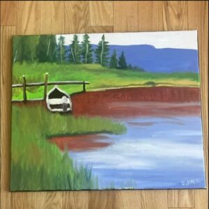 Serene Pond Landscape