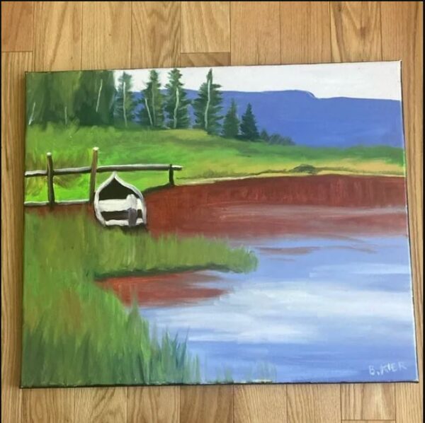 Serene Pond Landscape