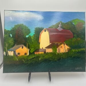 Spring on the farm Oil Painting